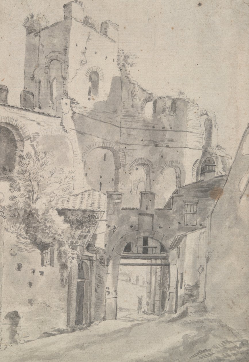 Roma Harabeleri: Kule ve Kapı by Jan Asselijn