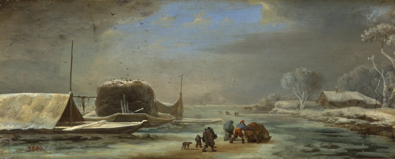 kış sahnesi by Jan Asselyn