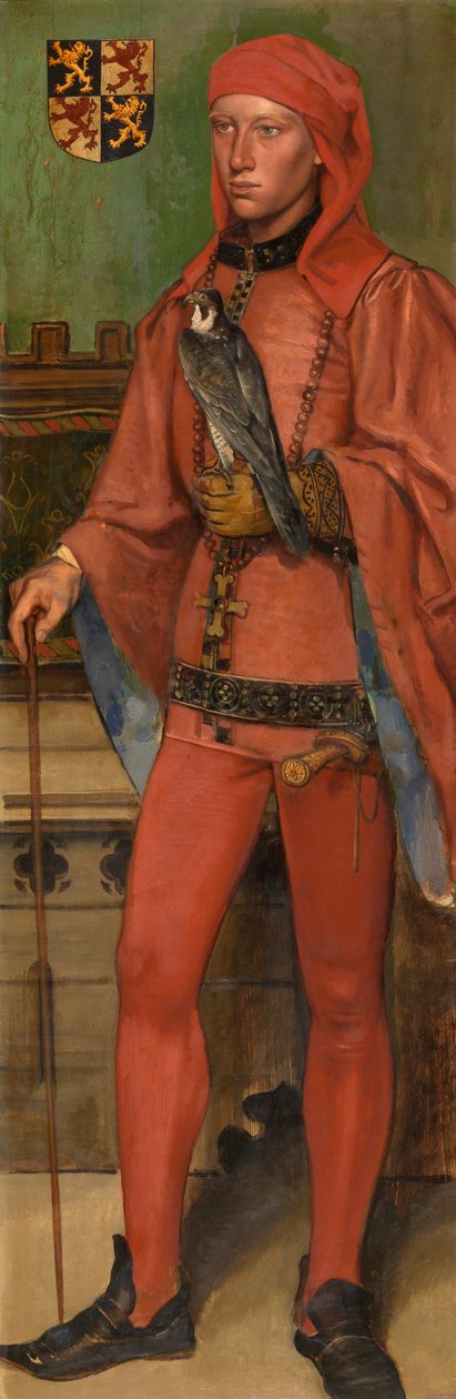 John III, Brabant Dükü (panel üzerine yağ) by Jan August Hendrik Baron Leys