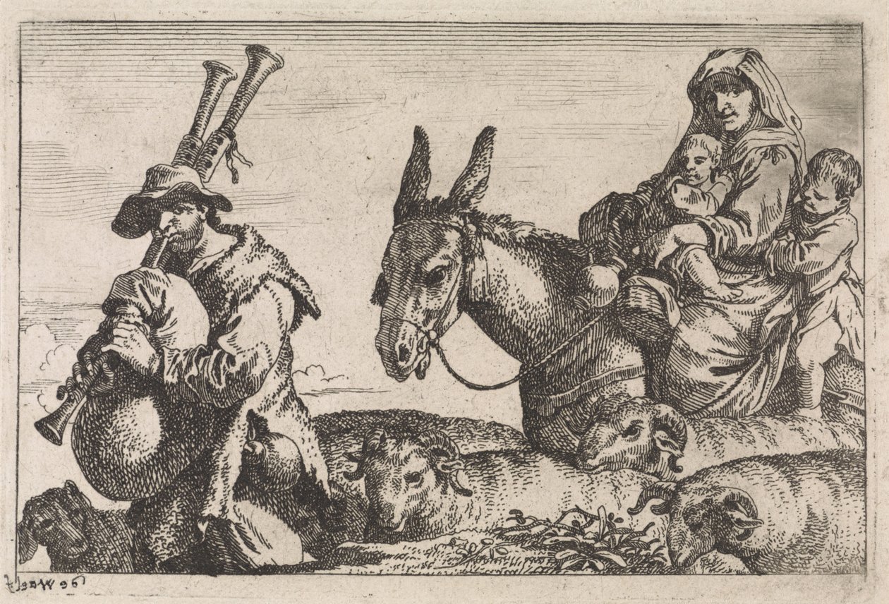 gaydacı Çeşitli tür sahneleri (dizi adı) by Jan Baptist de Wael