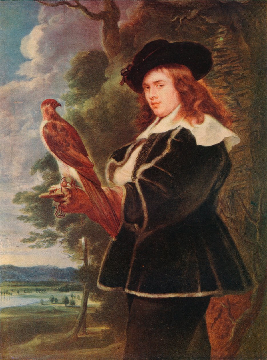 Şahinli Genç Bir Adam, c1630 by Jan Boeckhorst