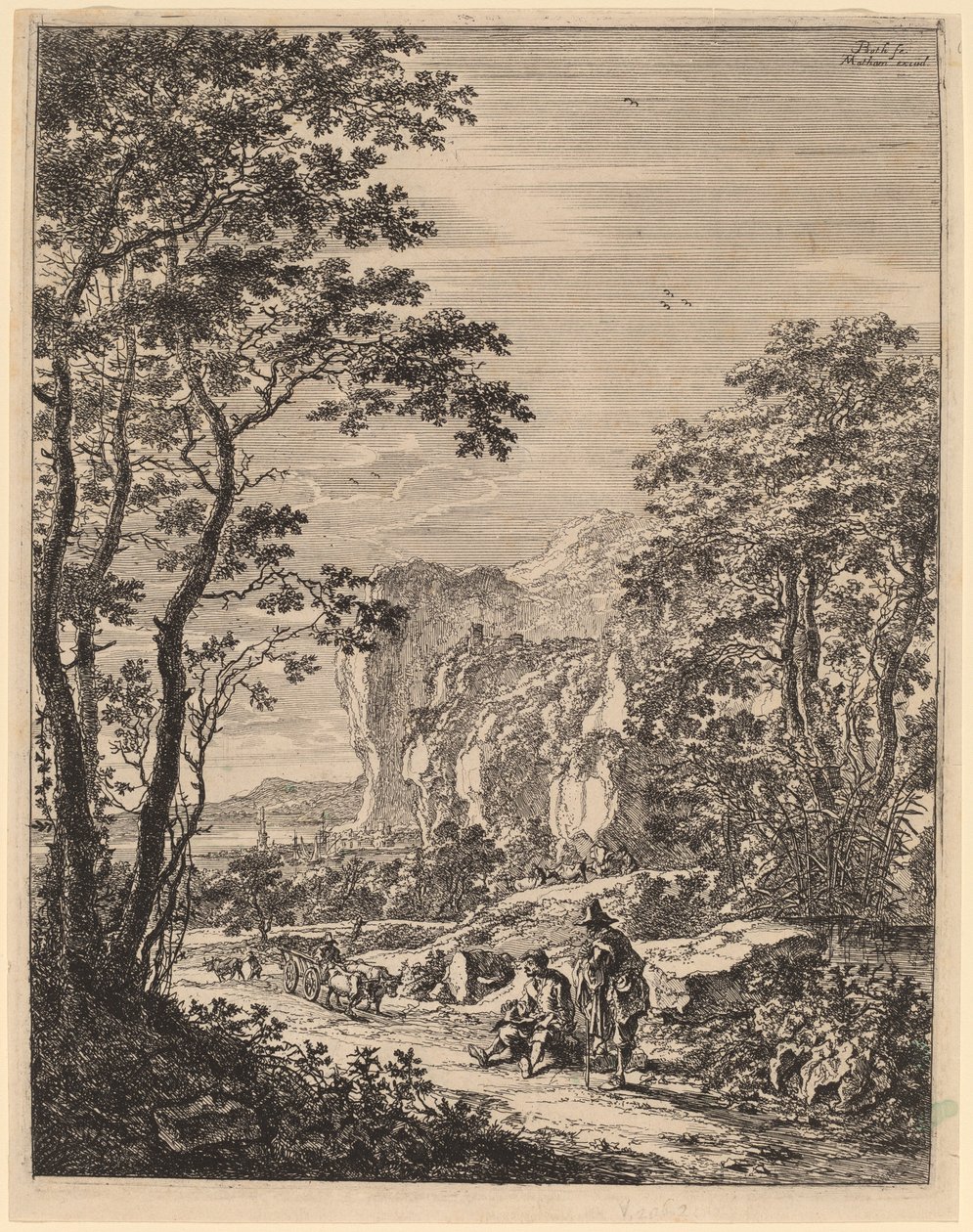 Ox-Cart: Ancona ve Sinigaglia arasında görünüm by Jan Both