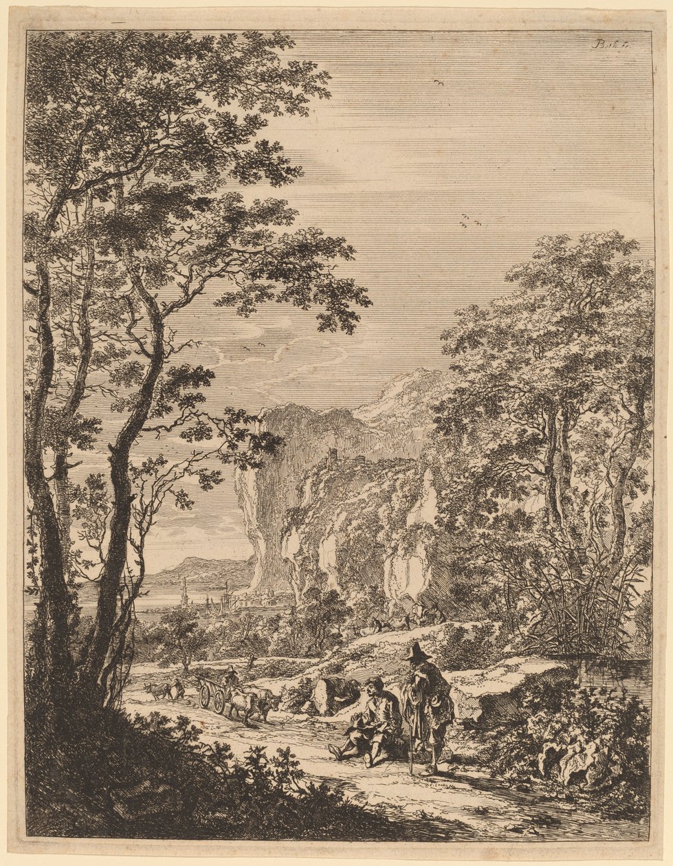 Ox-Cart: Ancona ve Sinigaglia arasında görünüm by Jan Both