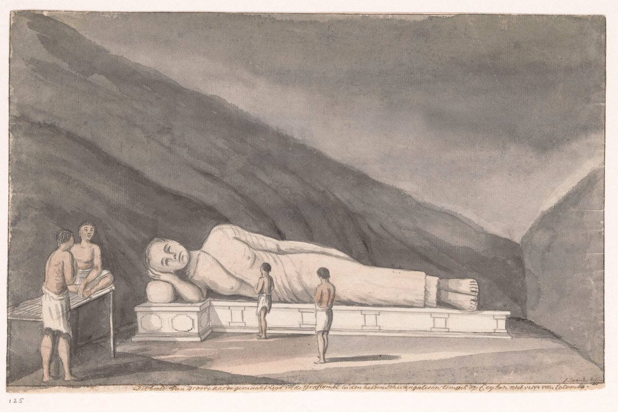 Adem'in Berg (Mulkirigala), Yatan Buda by Jan Brandes (signed by artist)