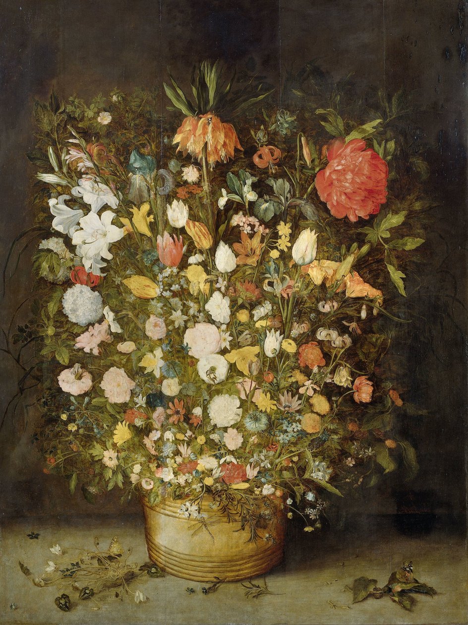 Çiçeklerle Natürmort by Jan Brueghel (I) (workshop of)