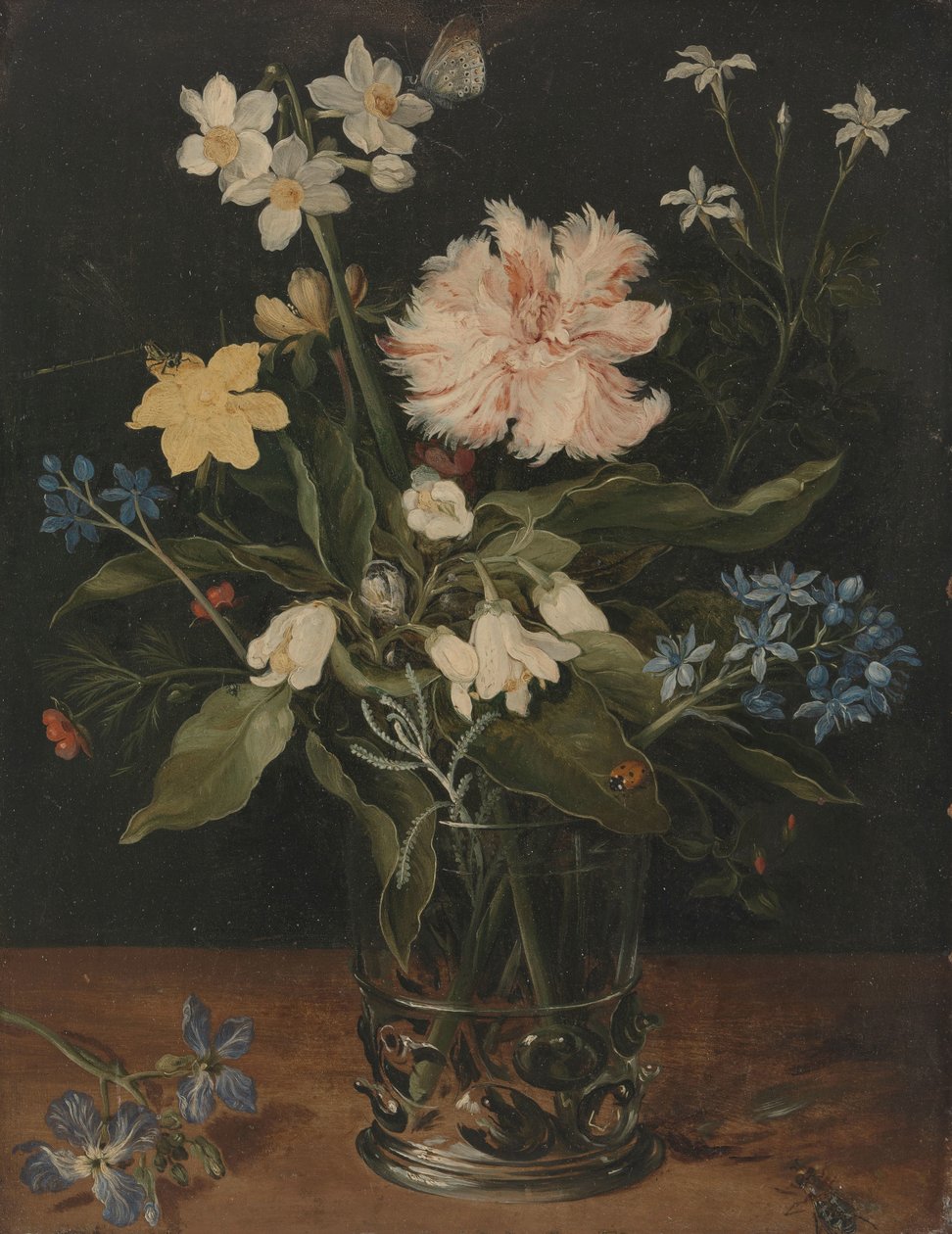 Bir Bardakta Çiçeklerle Natürmort Bardakta Çiçeklerle Natürmort by Jan Brueghel (I)