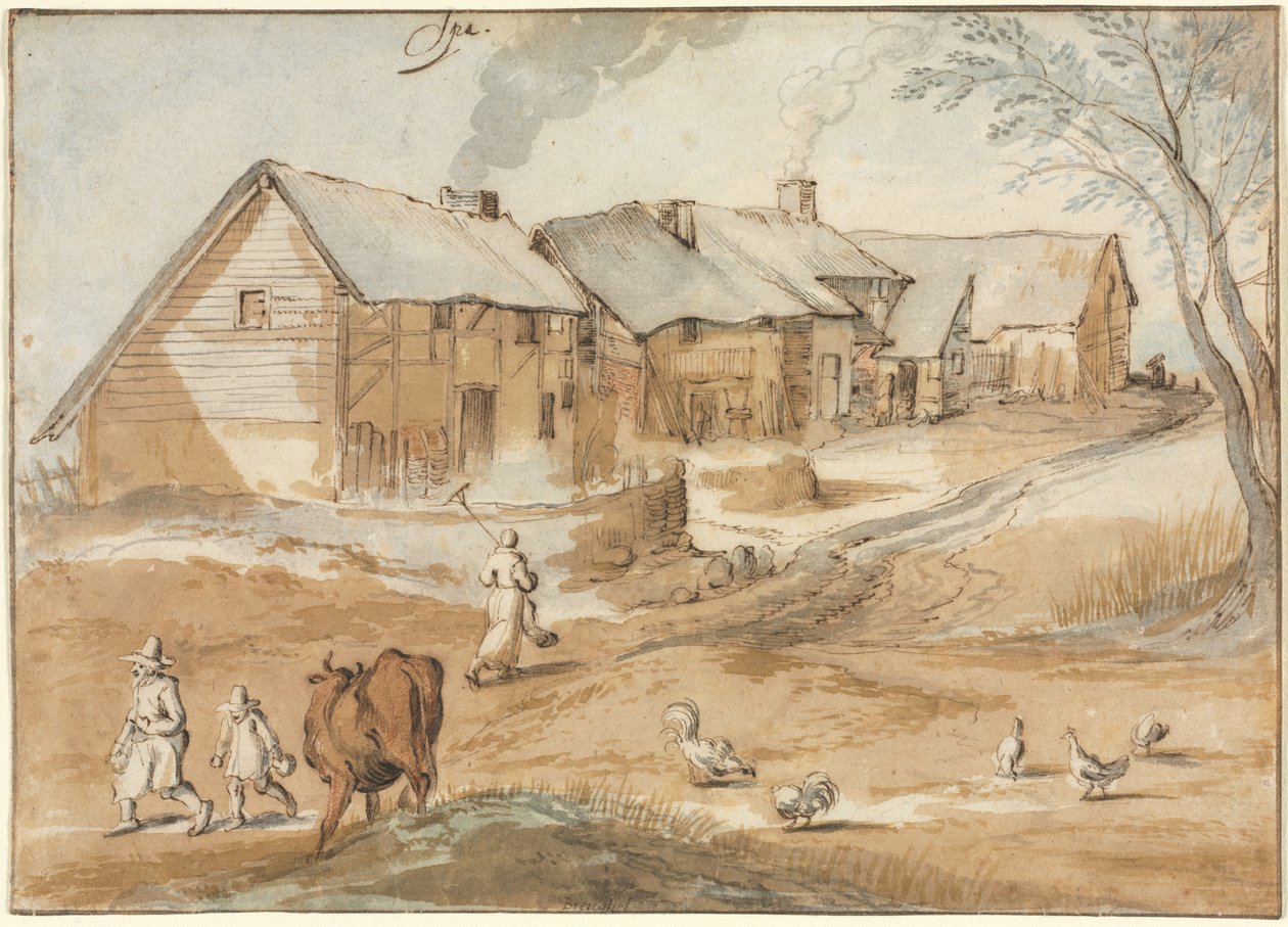 Spa'dan Bir Görünüm by Jan Brueghel