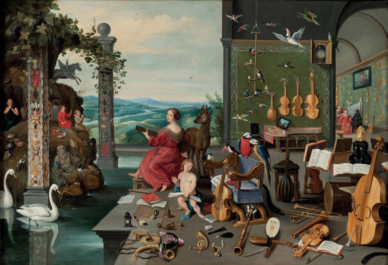 İşitme Alegorisi by Jan Brueghel the Younger