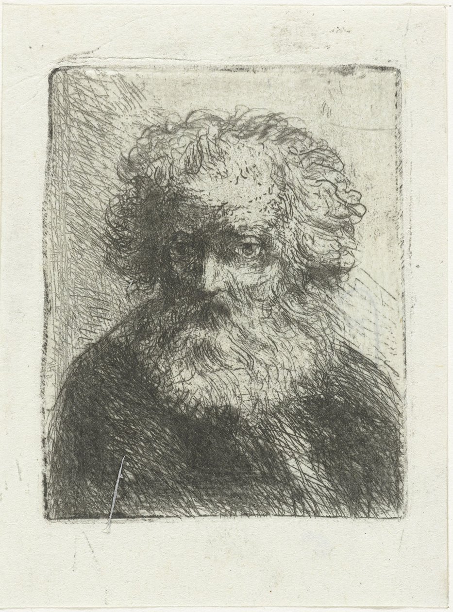 sakallı yaşlı adam by Jan Chalon