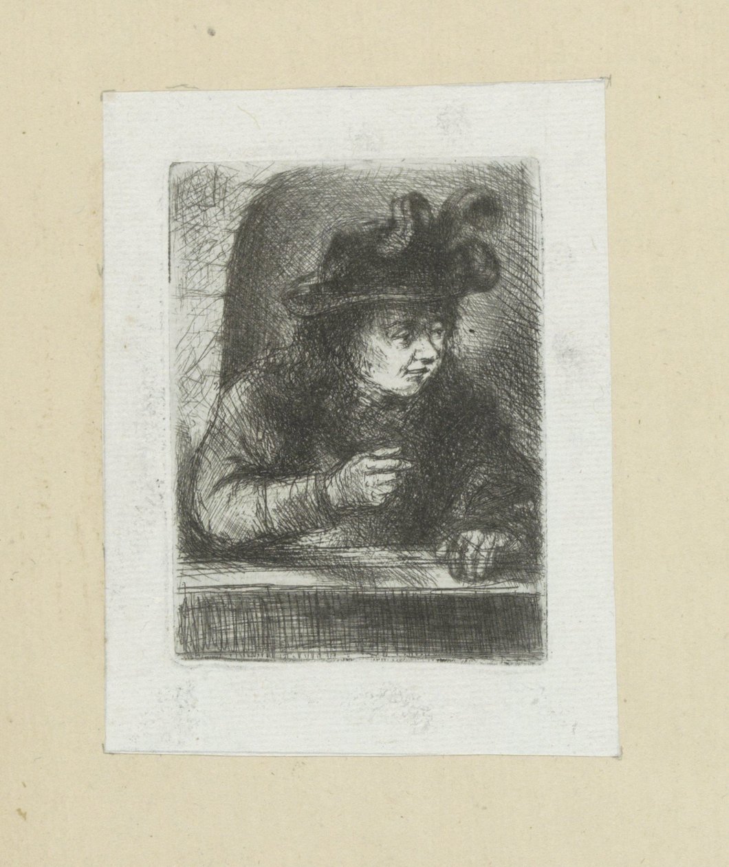 Adam bij korkuluk Komplet Gravür Çalışması, John Chalon / Oeuvre Complette des Eaux Fortes par Jean Chalon (seri başlığı) by Jan Chalon