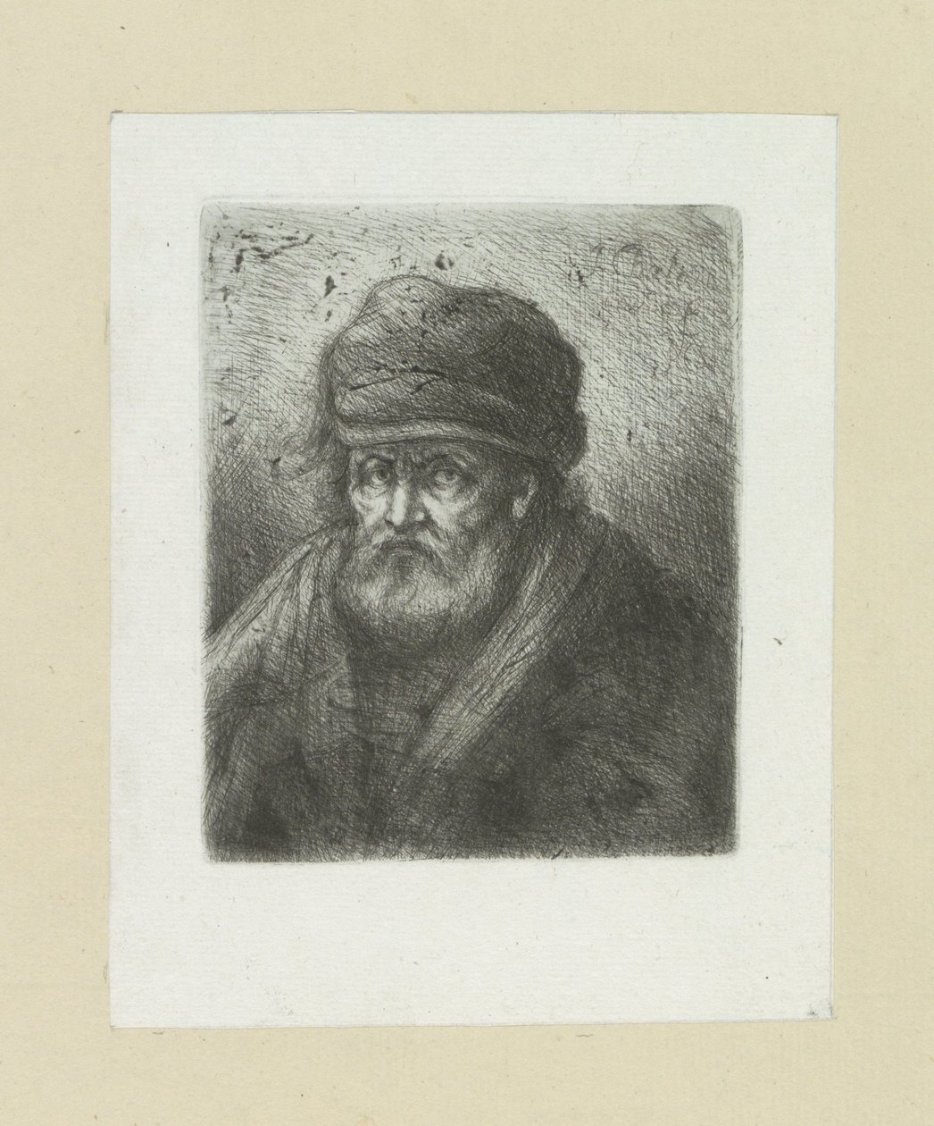 Oude adam, bastonu ağzına alıyor Komplet Gravür Çalışması, John Chalon / Oeuvre Complette des Eaux Fortes par Jean Chalon (seri başlığı) by Jan Chalon