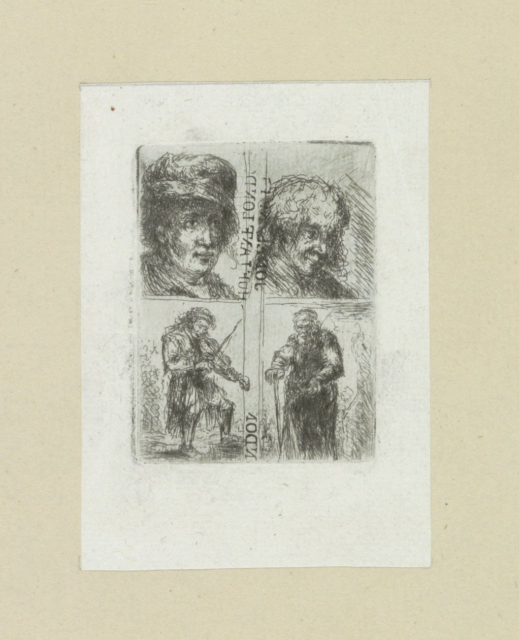Vier manen Komplet Gravür Çalışması, John Chalon / Oeuvre Complette des Eaux Fortes par Jean Chalon (seri başlığı) by Jan Chalon
