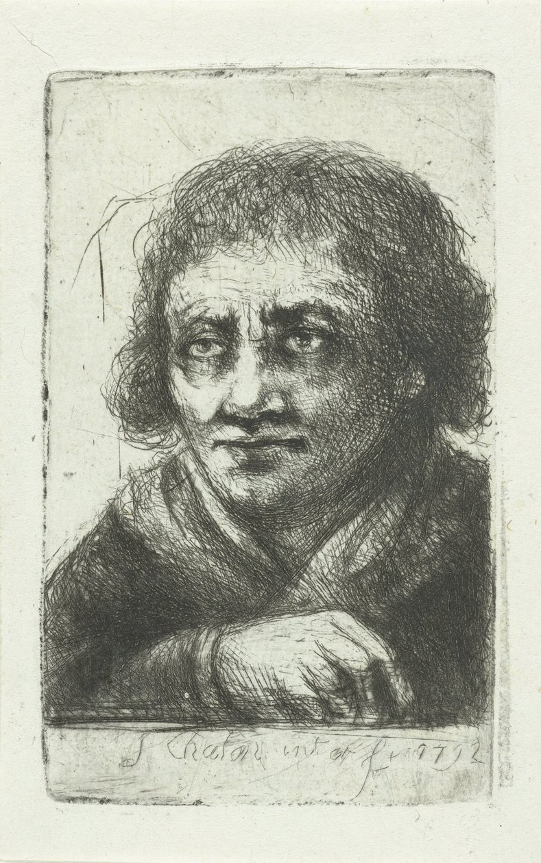 Yetişkin adam, sağ eli görünür by Jan Chalon
