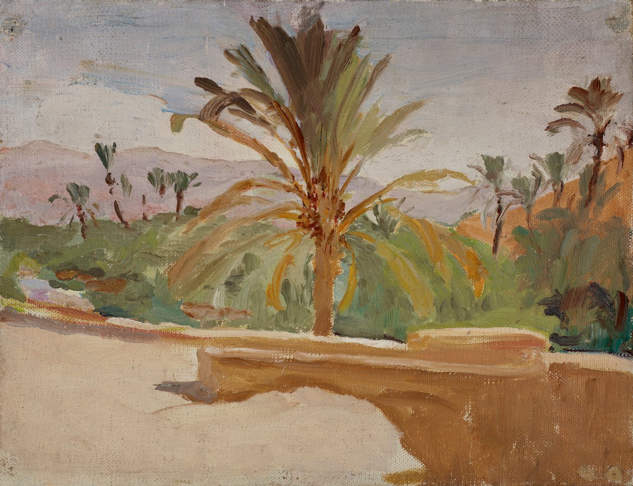 Biskra (Palmiye Ağaçlı Vaha) by Jan Ciągliński