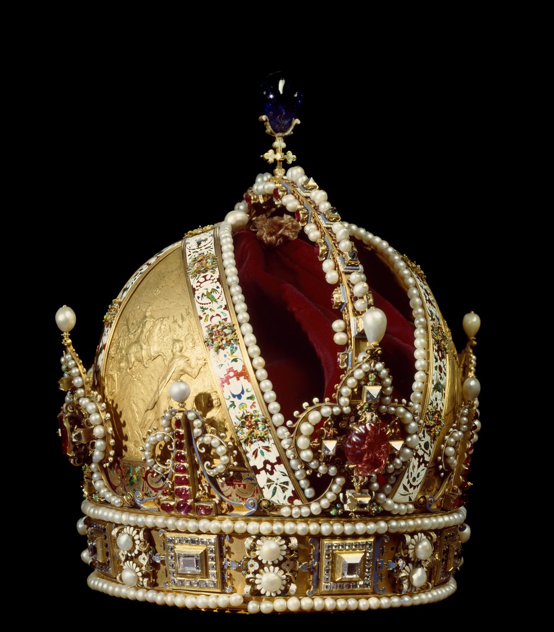 Habsburglu Kutsal İmparatorluk İmparatoru II. Rodolph (1552-1612) tacı. Jan Vermeyen