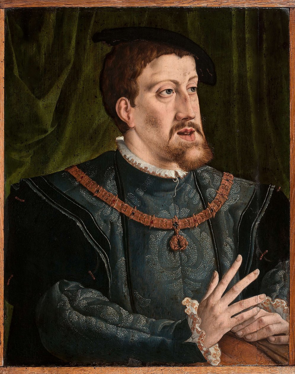 İmparator Charles V 1500-1558 portresi. by Jan Cornelisz. Vermeyen