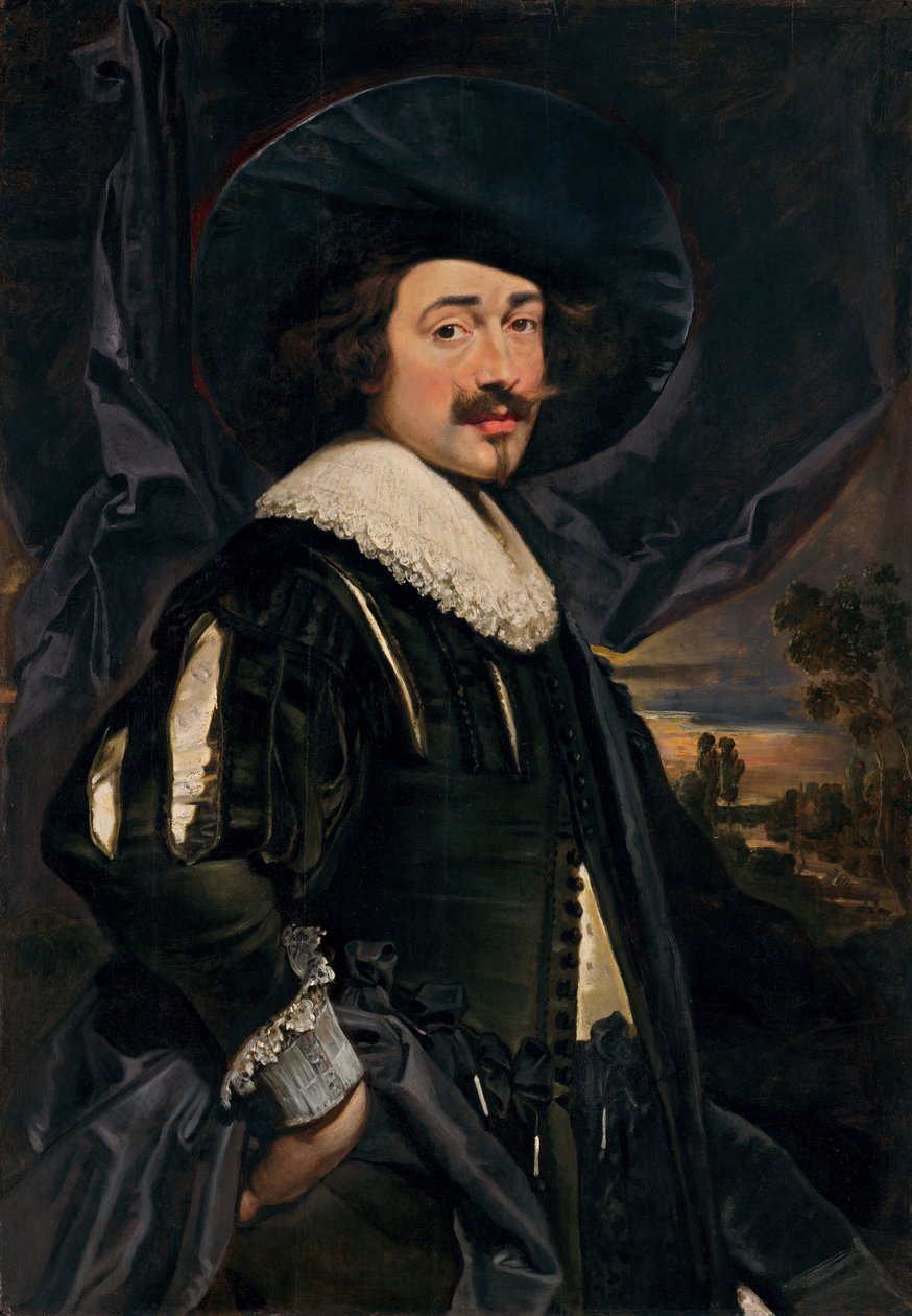 Geniş Kenarlı Şapkalı Bir Adamın Portresi, 1630