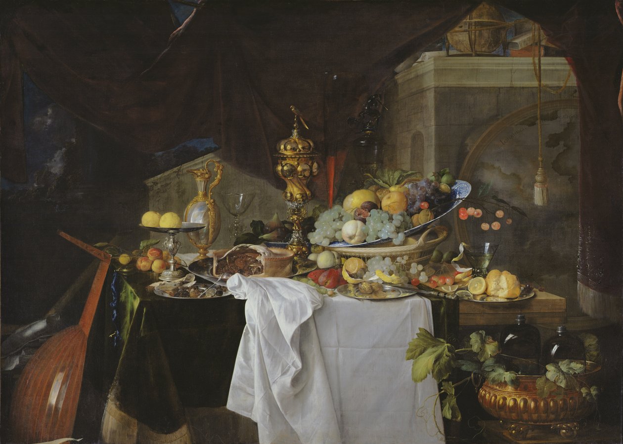 Natürmort, 1640 by Jan Davidsz de Heem
