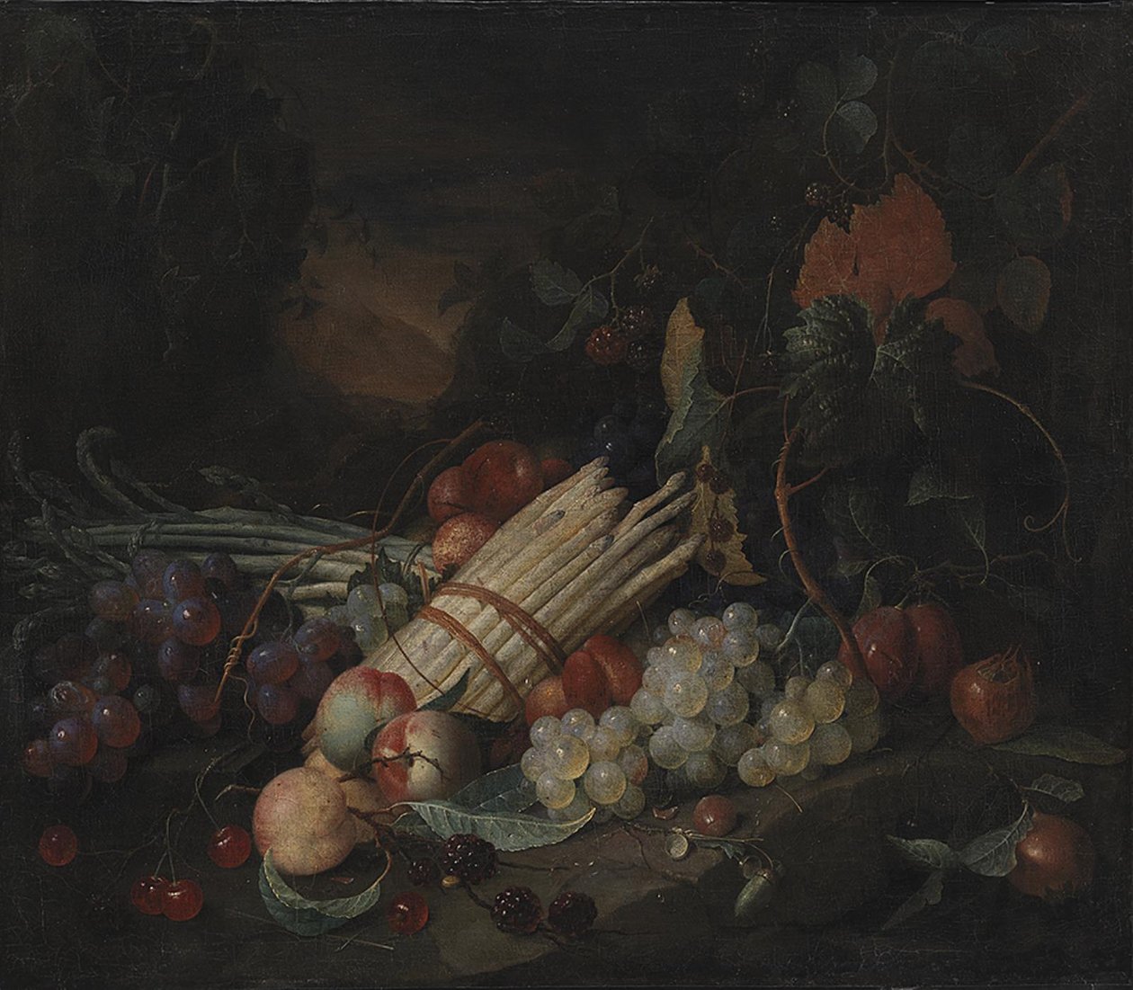 Kuşkonmaz ile Natürmort by Jan Davidsz de Heem