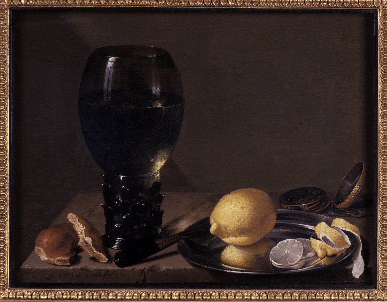Şarap Kadehi ile Natürmort, 1628 by Jan Davidsz de Heem