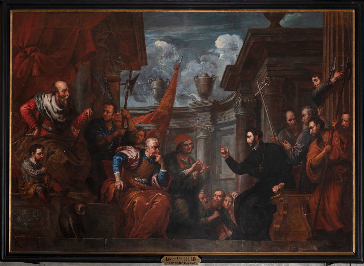 Saint Francis Xavier, Japonya İmparatoru ile Anlaşmazlık İçinde by Jan Erasmus Quellinus
