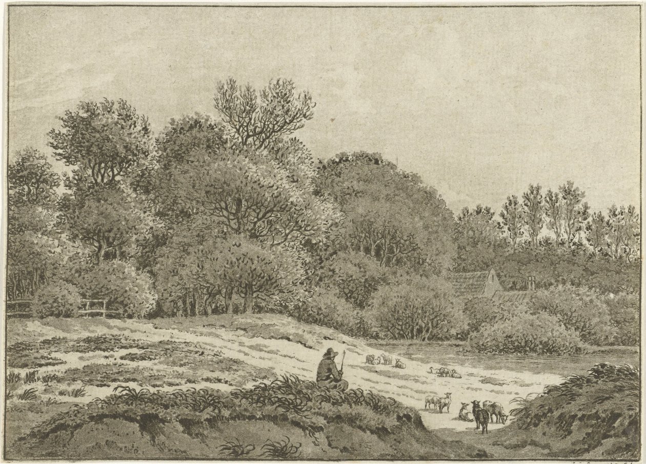 Overveen yakınındaki manzara by Jan Evert Grave