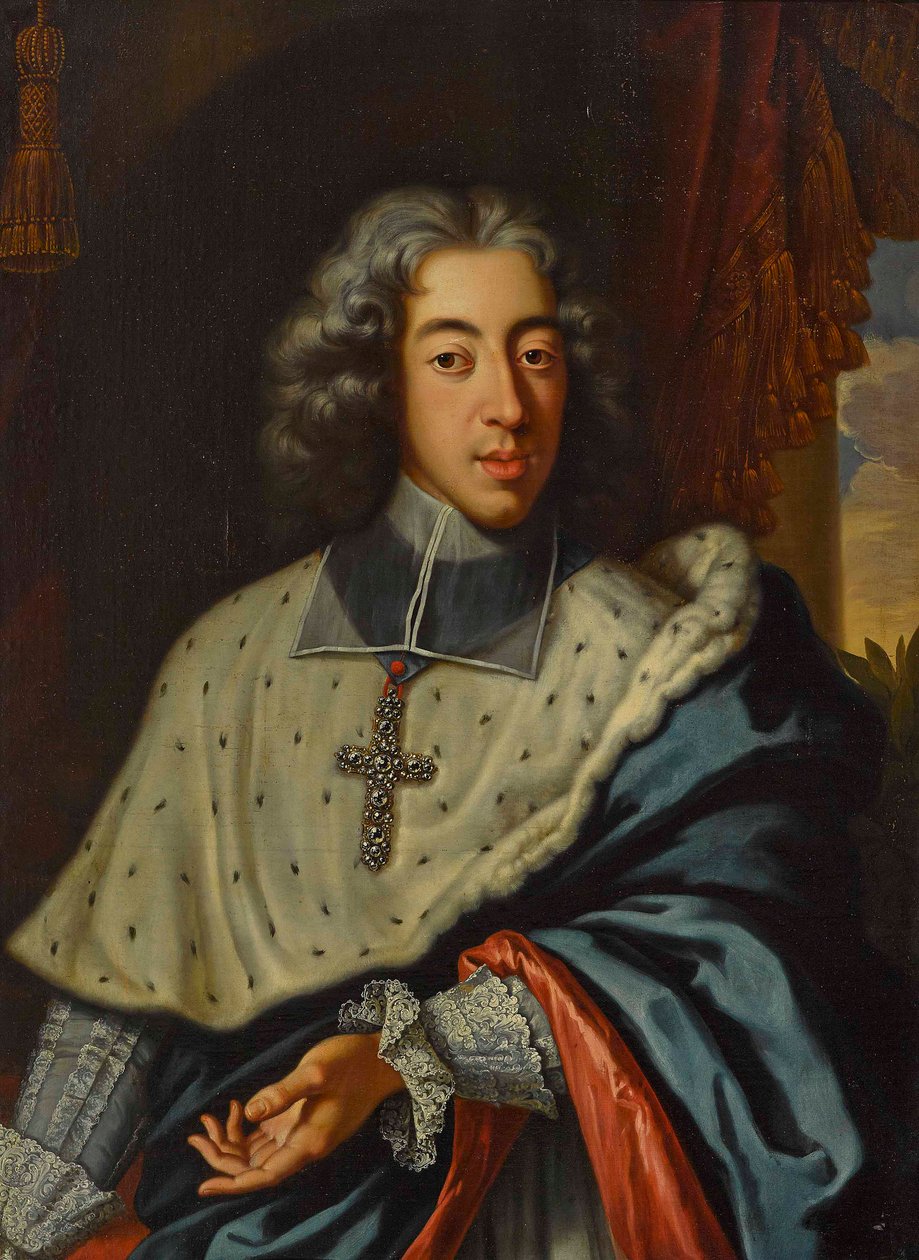 Bavyera Clemens August (1700-1761), Köln Başpiskoposu - Jan Frans van Douven (1656-1727). Tuval üzerine yağlı boya Ebat : 96,5x71,5 cm Özel Koleksiyon by Jan Frans Douven