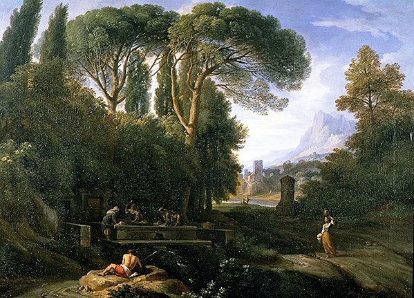 Klasik Manzara (tuval üzerine yağlı boya) by Jan Frans van Bloemen
