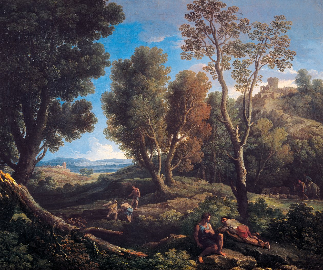 Manzara (tuval üzerine yağlı boya) by Jan Frans van Bloemen