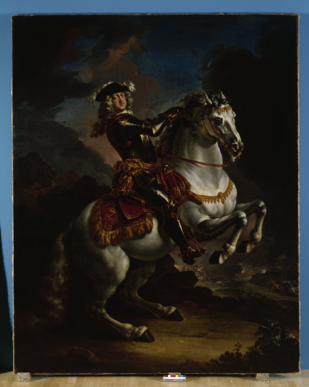 Seçmen Johann Wilhelm von Pfalz-Neuburg At Sırtında by Jan Frans van Douven