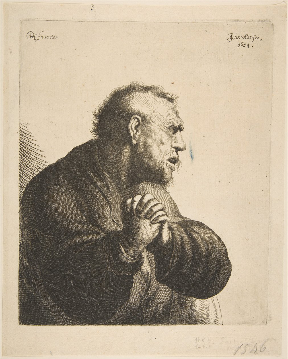 Kederli Bir Adam, 1634. by Jan Georg van Vliet