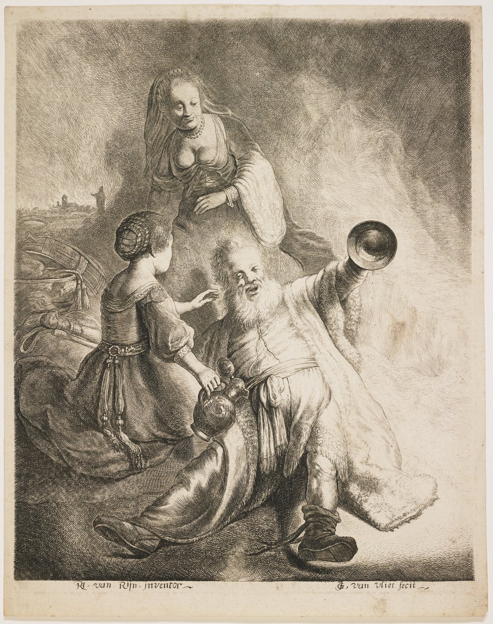 Lût ve Kızları, 1631 by Jan Georg van Vliet