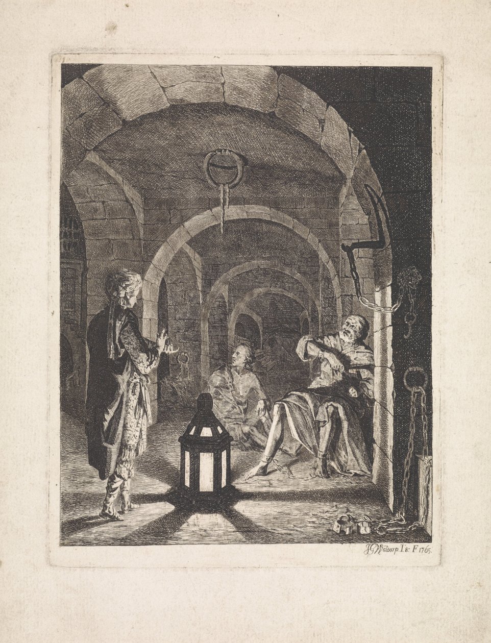 Yusuf saki ve fırıncının rüyalarını açıklıyor by Jan Gerard Waldorp