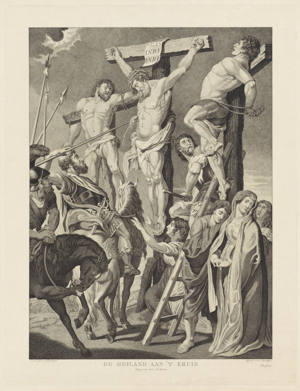 Çarmıha Gerilme Çarmıhtaki Kurtarıcı (nesnedeki başlık) by Jan Gerritsz. Visser