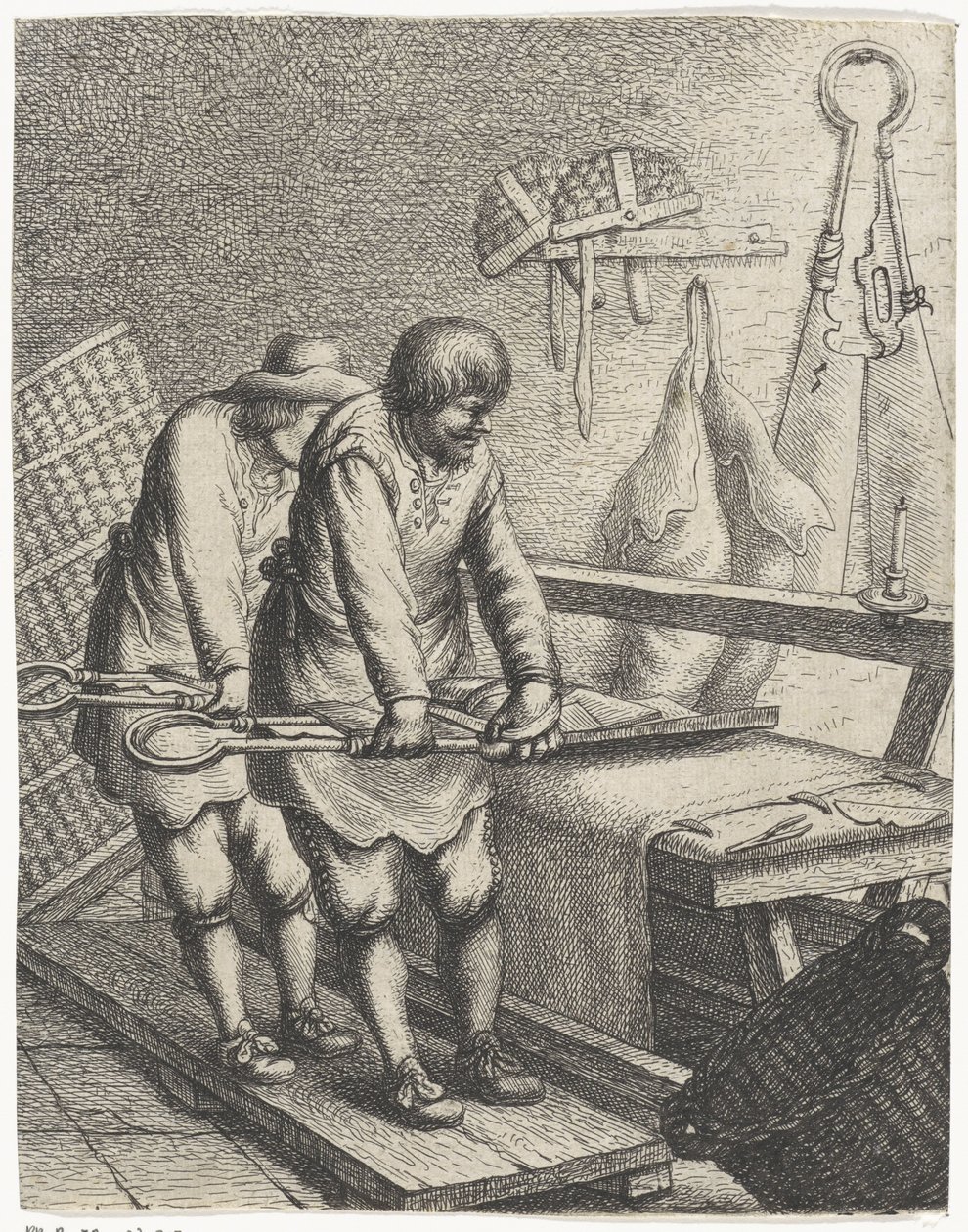 kumaş makasları Meslekler (dizi adı) by Jan Gillisz. van Vliet