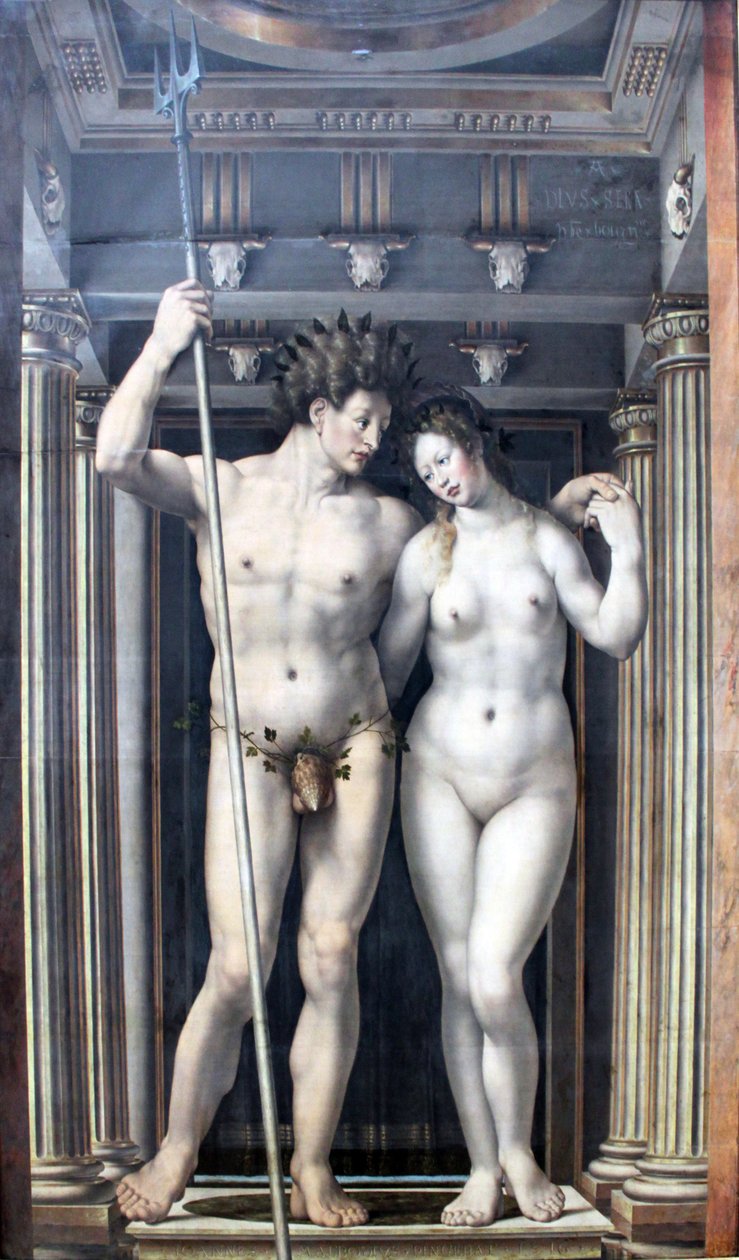 Neptün ve Amfitrit by Jan Gossaert