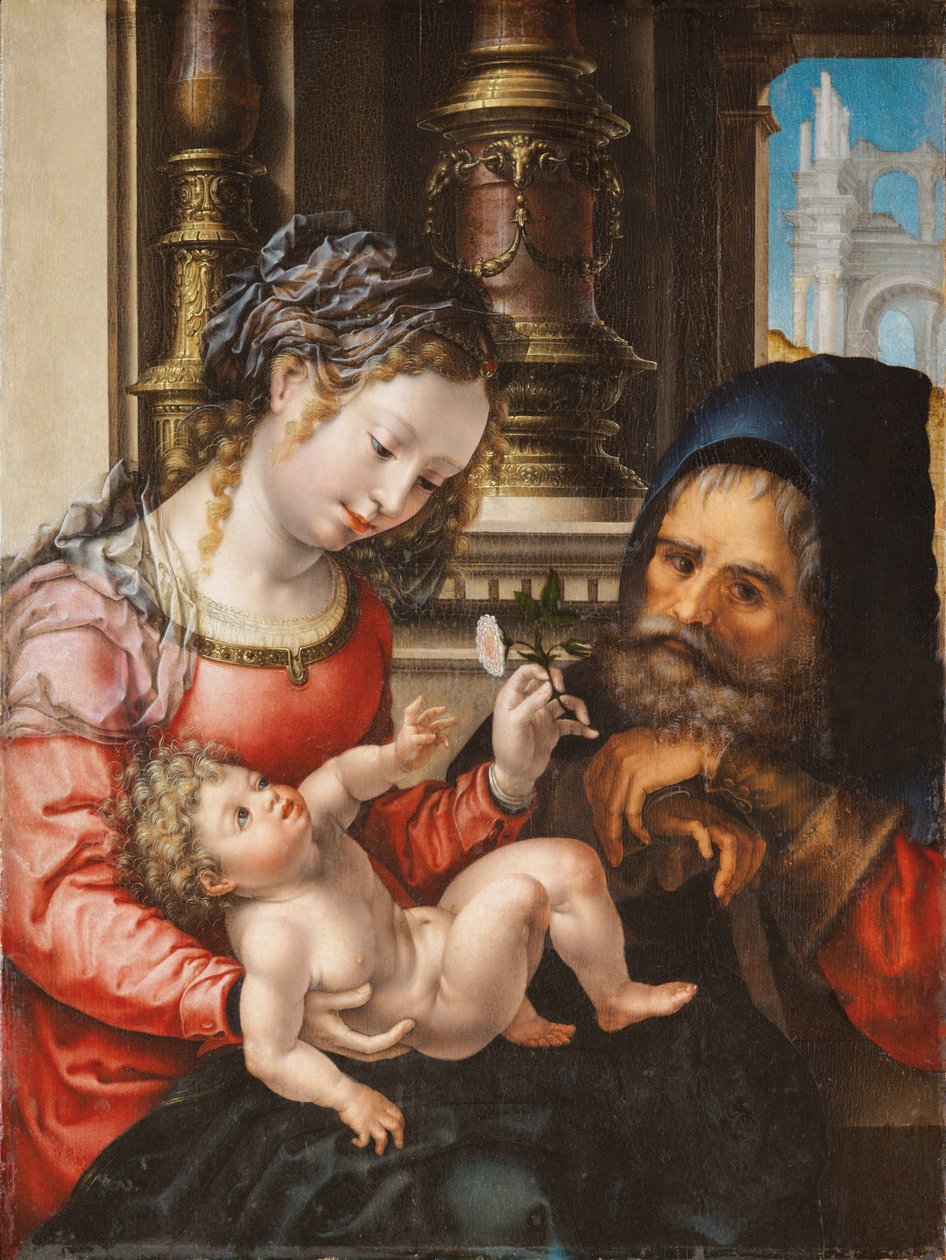 Kutsal Aile, c. 1527-1530 by Jan Gossaert