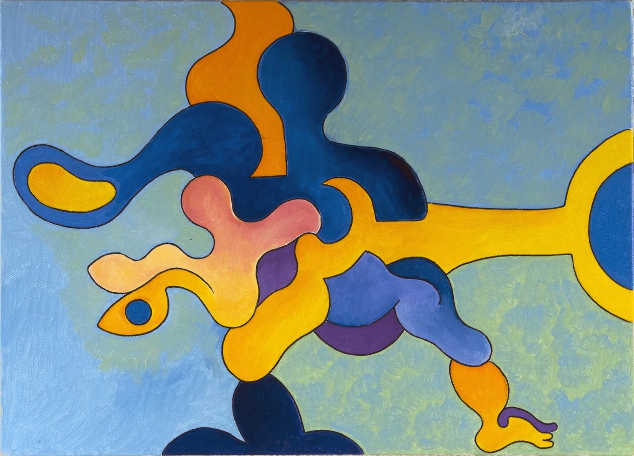 Bir Gün Babalık Rüyası, 2007 (tuval üzerine yağlı boya) by Jan Groneberg