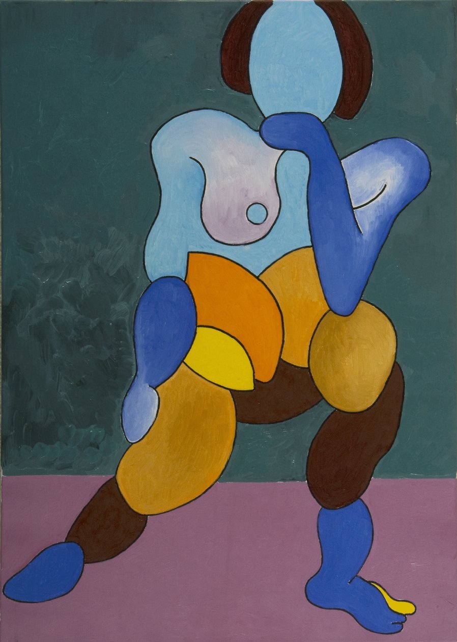 Yaşlanma Modeli, 2008 (tuval üzerine yağlı boya) by Jan Groneberg
