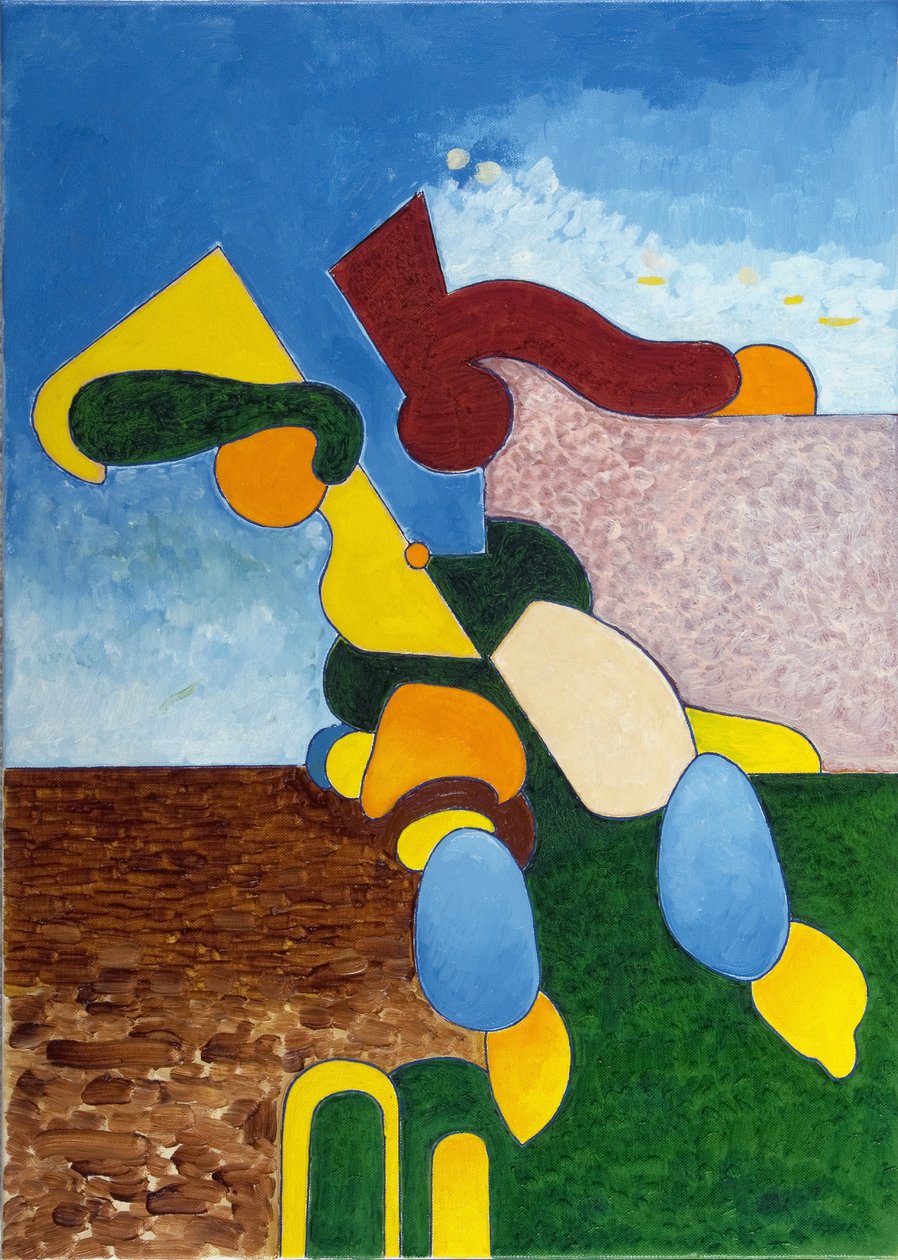 Body and Soul, nr 2, 2007 (tuval üzerine yağlı boya) by Jan Groneberg