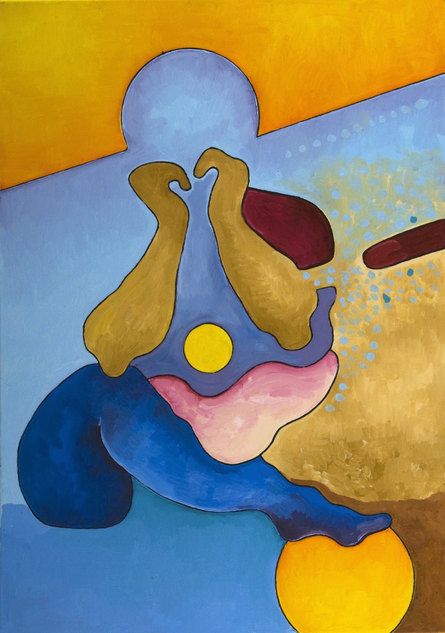 Oğlan, 14 Yaş, Geleceğini Düşünürken, 2008 (tuval üzerine yağlı boya) by Jan Groneberg