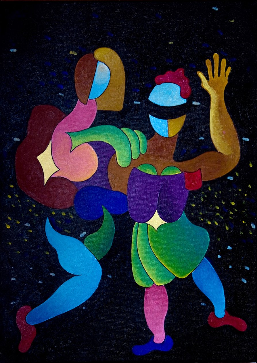 Karnaval, 2007 (tuval üzerine yağlı boya) by Jan Groneberg