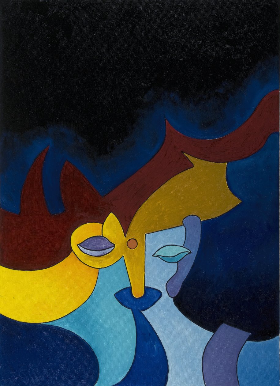 Derin Sessizlik, 2008 (tuval üzerine yağlı boya) by Jan Groneberg