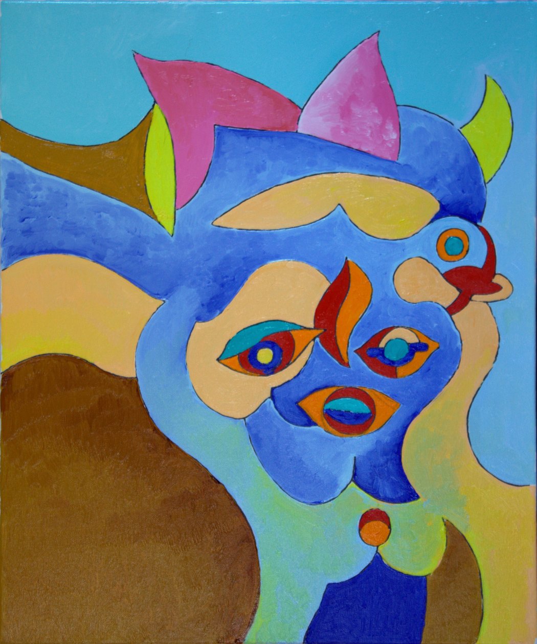 Onunla oynama; o kötü bir kız, 2010 (tuval üzerine yağlı boya) by Jan Groneberg