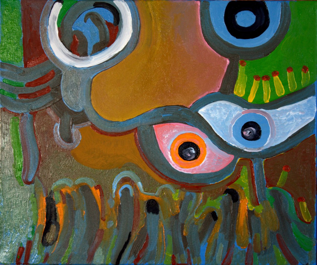 Gözler Gördüklerine İnanmaz, 2009 (tuval üzerine yağlı boya) by Jan Groneberg
