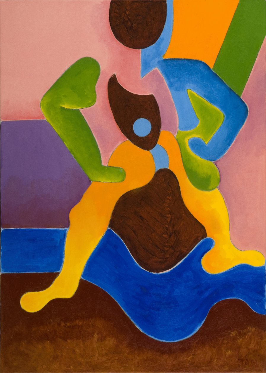 Deneyimsiz Deve Sürücüsü, 2009 (tuval üzerine yağlı boya) by Jan Groneberg