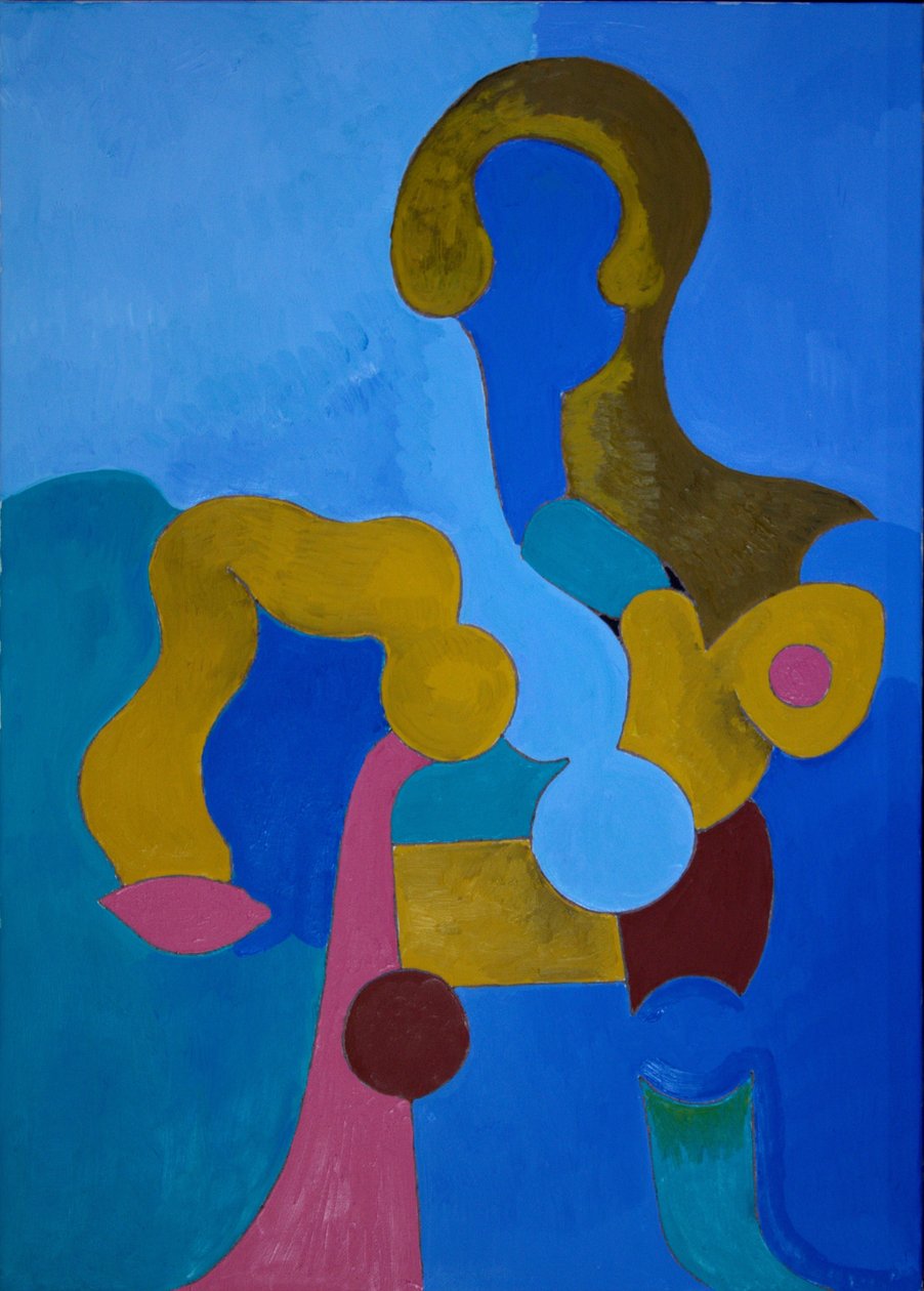 Küçük Sfenks, 2009 (tuval üzerine yağlı boya) by Jan Groneberg
