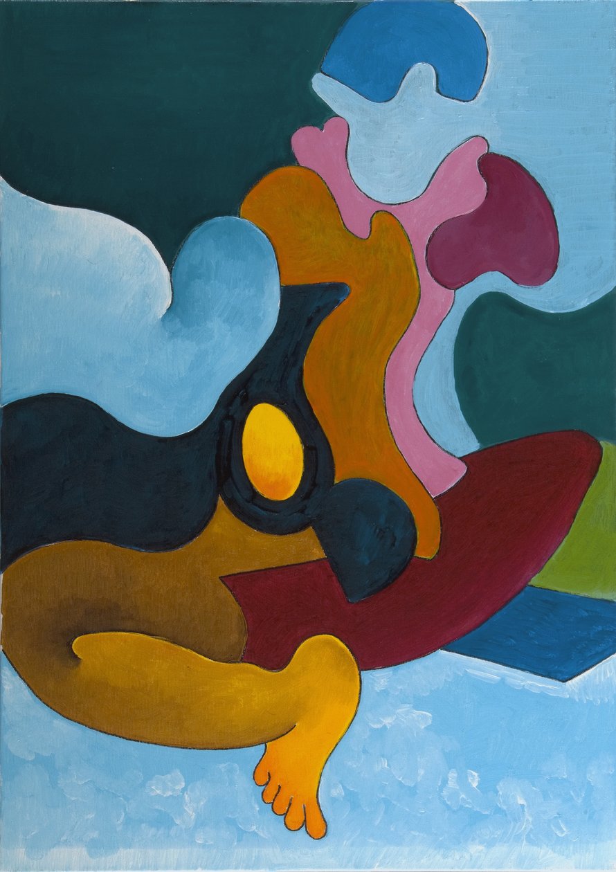 Altın Yumurta, 2008 (tuval üzerine yağlı boya) by Jan Groneberg