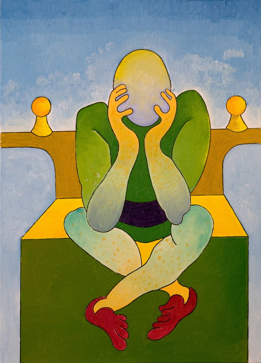 Tüm Kurbağaların Kralı, 2007 (tuval üzerine yağlı boya) by Jan Groneberg