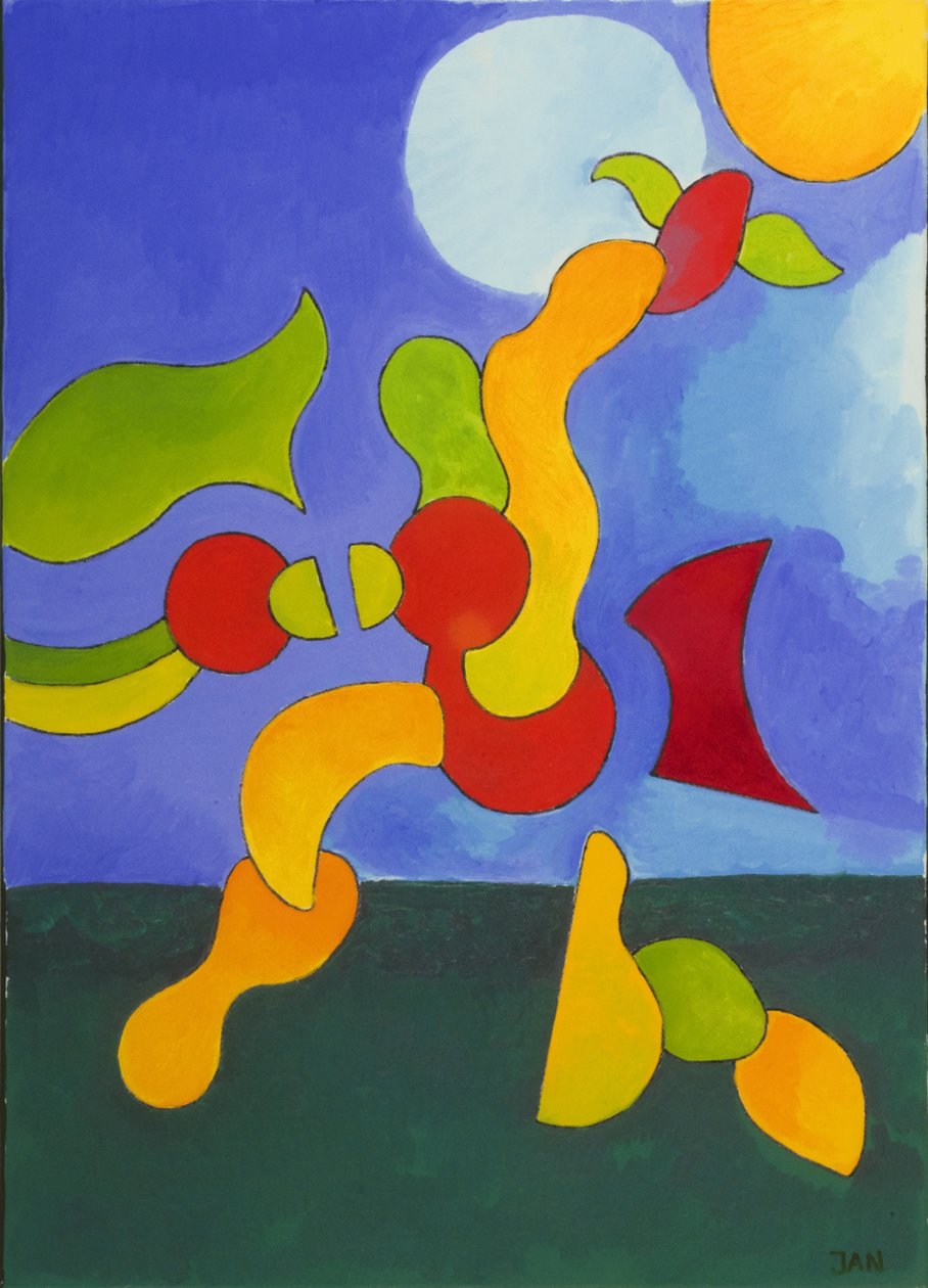 Yüksekten uçmak için çok ağır, 2009 (tuval üzerine yağlı boya) by Jan Groneberg
